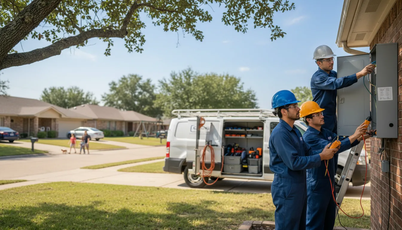 Certified electrician providing emergency electrical services in Dahlgren, IL